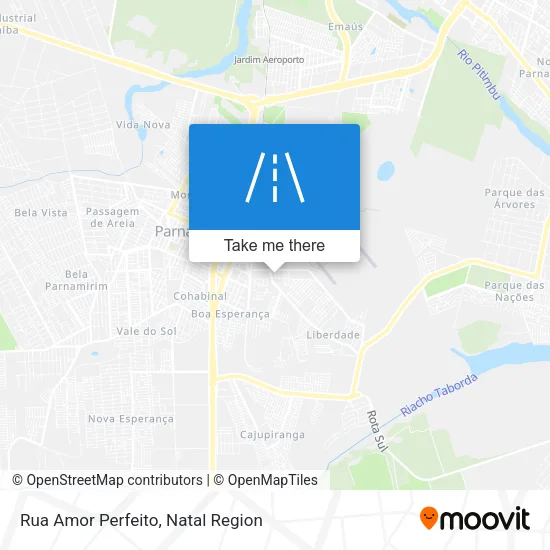 Rua Amor Perfeito map