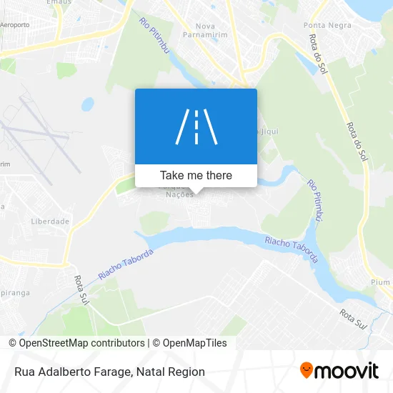 Rua Adalberto Farage map