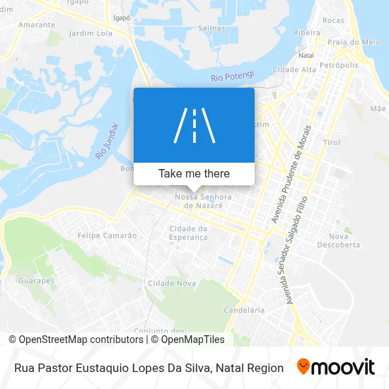 Rua Pastor Eustaquio Lopes Da Silva map