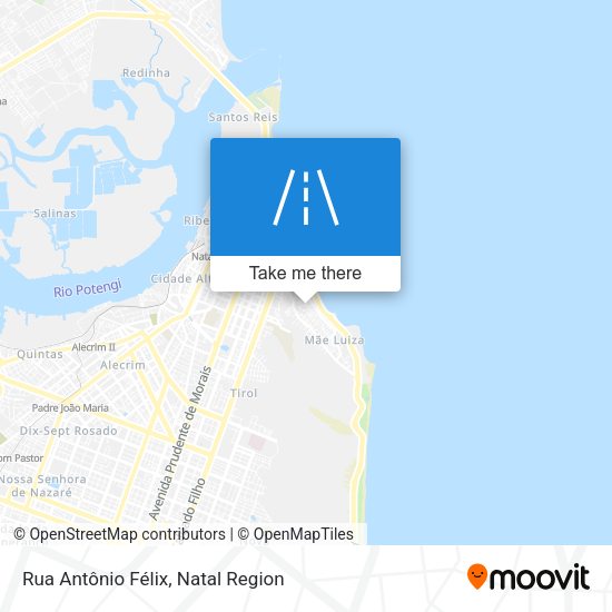 Rua Antônio Félix map