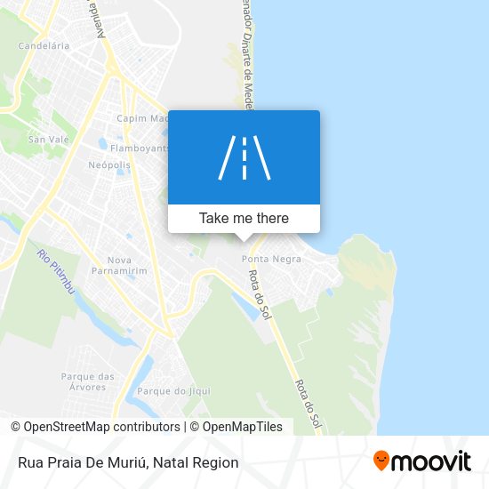 Rua Praia De Muriú map