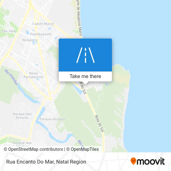 Rua Encanto Do Mar map