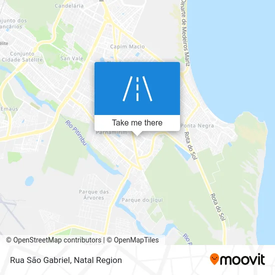 Rua São Gabriel map