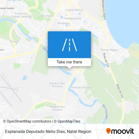 Esplanada Deputado Nelio Dias map