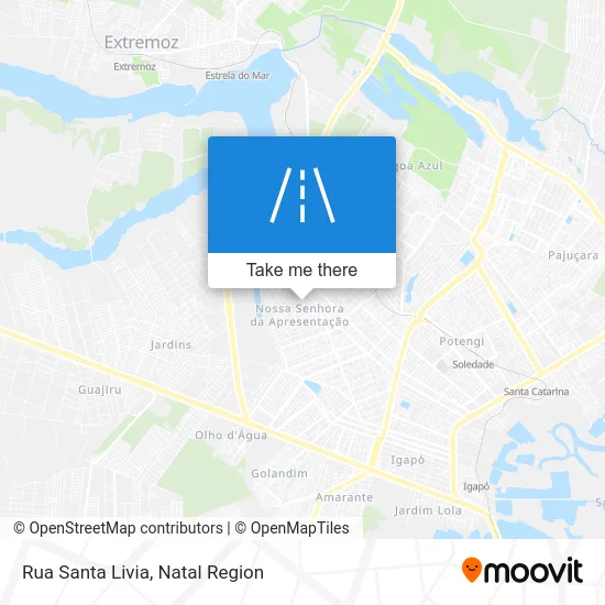 Rua Santa Livia map