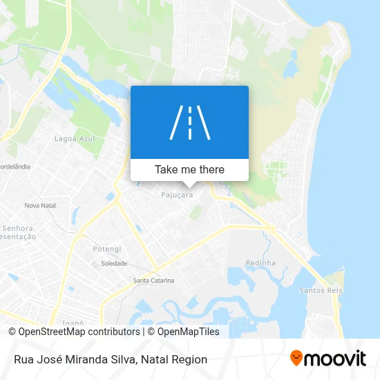 Rua José Miranda Silva map