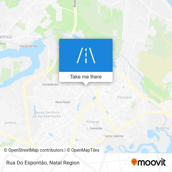 Rua Do Espontão map