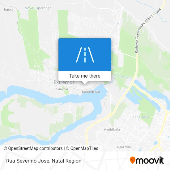 Rua Severino Jose map