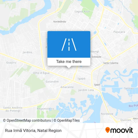 Rua Irmã Vitoria map