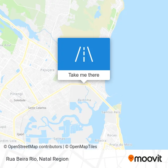 Rua Beira Rio map