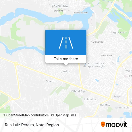 Rua Luiz Pereira map