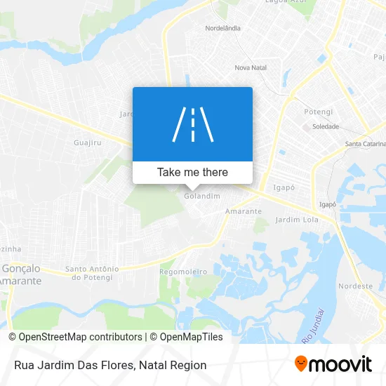 Rua Jardim Das Flores map