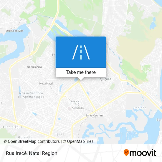 Rua Irecê map