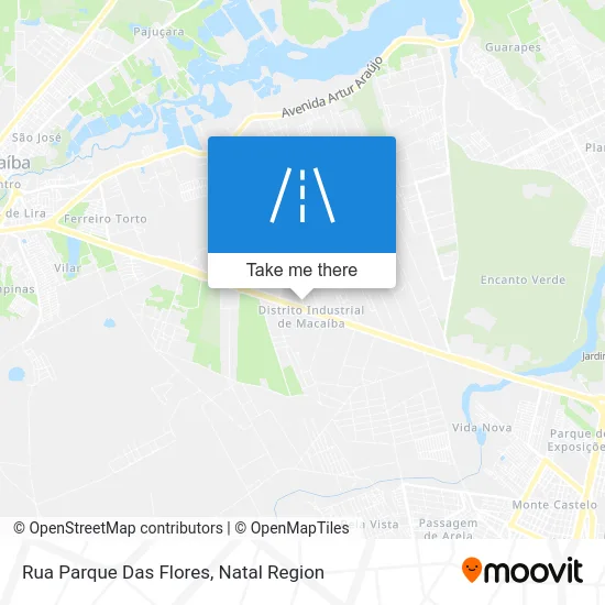 Rua Parque Das Flores map