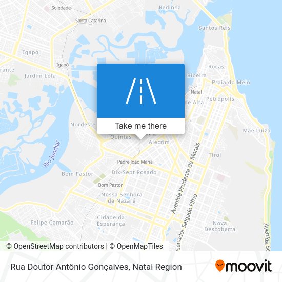 Rua Doutor Antônio Gonçalves map