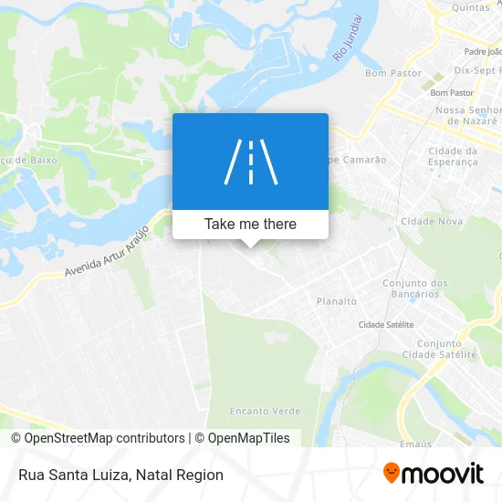 Rua Santa Luiza map