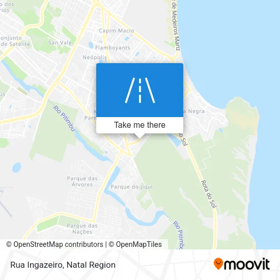 Rua Ingazeiro map