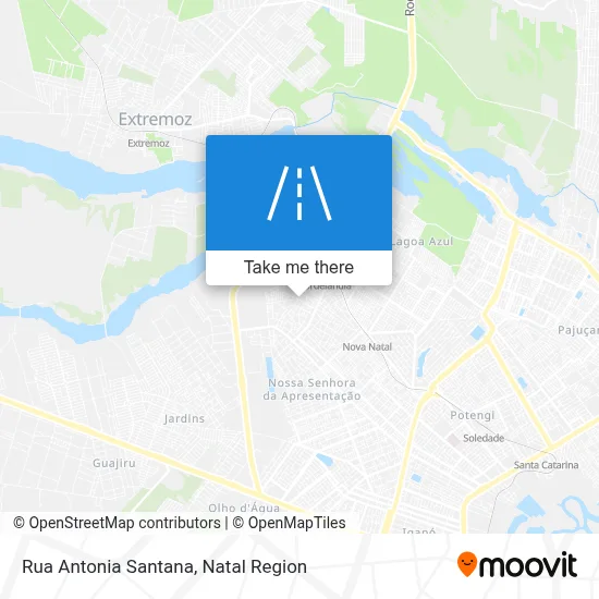 Rua Antonia Santana map