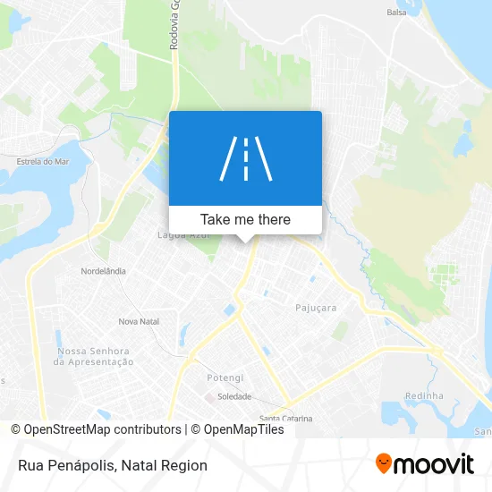 Rua Penápolis map