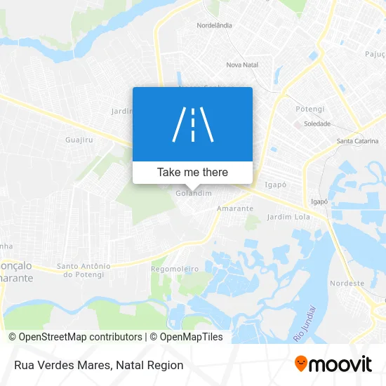 Rua Verdes Mares map