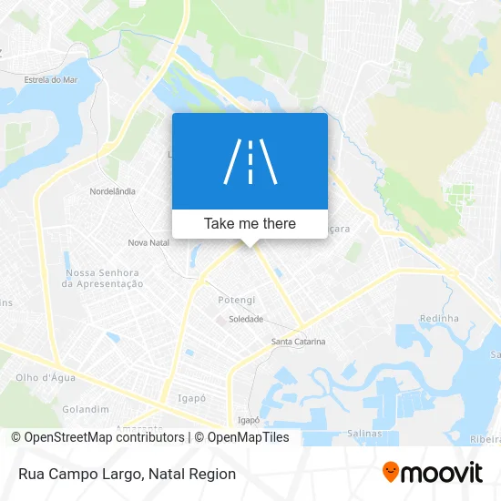 Rua Campo Largo map