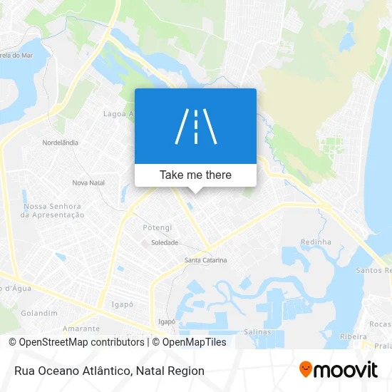 Rua Oceano Atlântico map