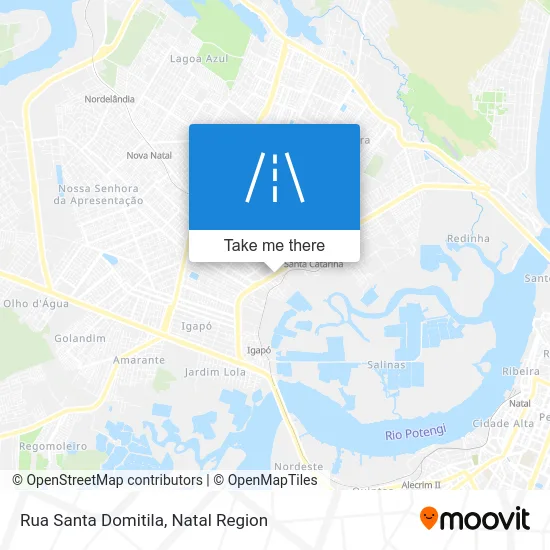 Rua Santa Domitila map