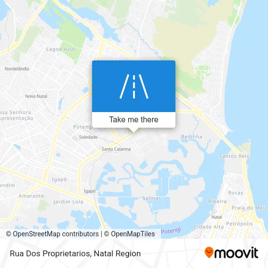 Rua Dos Proprietarios map