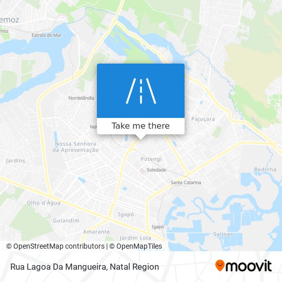 Mapa Rua Lagoa Da Mangueira