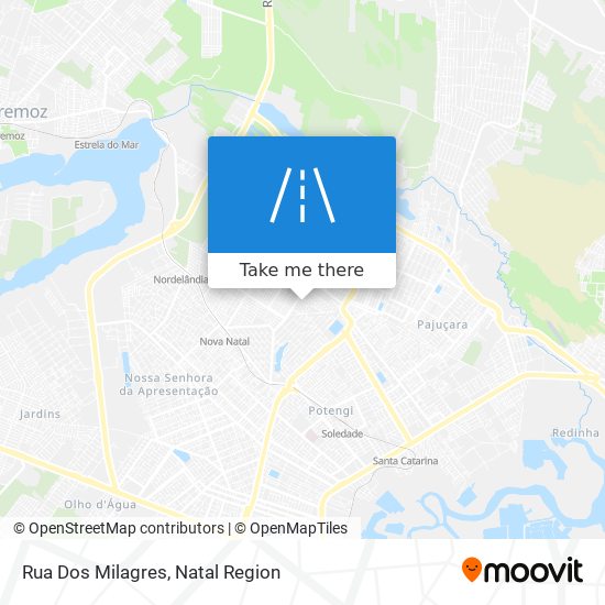 Mapa Rua Dos Milagres