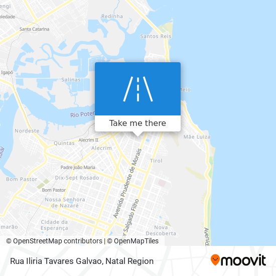 Mapa Rua Iliria Tavares Galvao