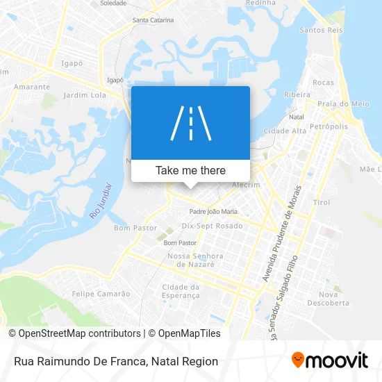 Rua Raimundo De Franca map