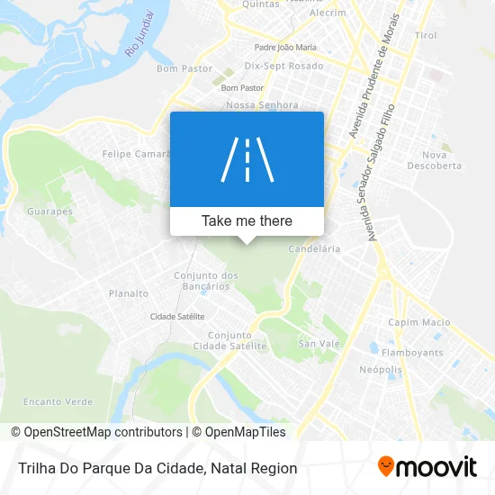 Trilha Do Parque Da Cidade map