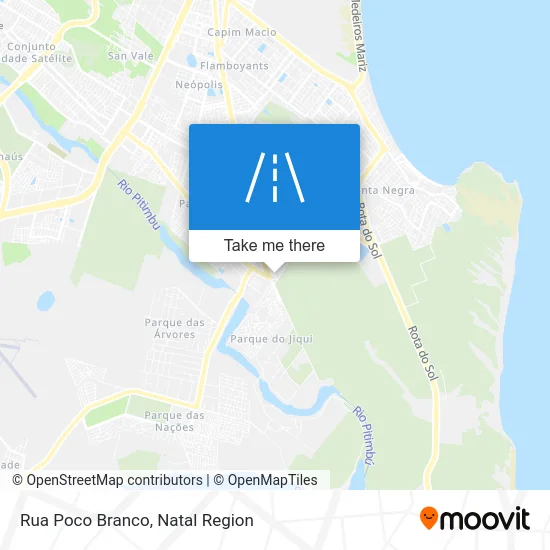 Rua Poco Branco map