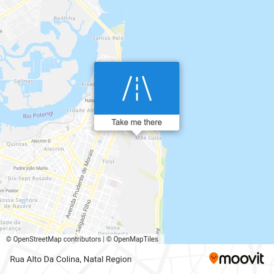 Rua Alto Da Colina map