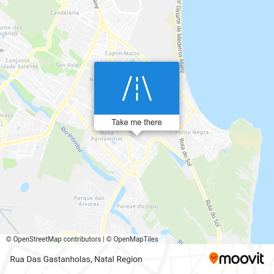 Rua Das Gastanholas map