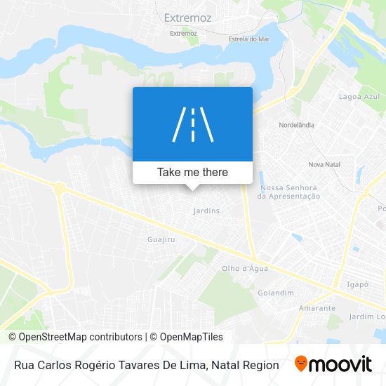 Rua Carlos Rogério Tavares De Lima map