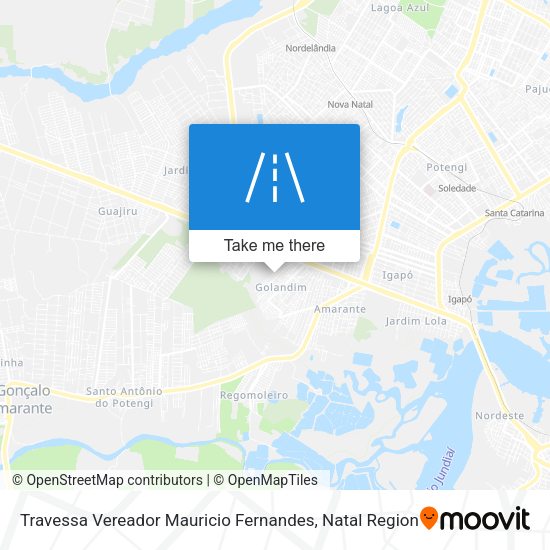 Travessa Vereador Mauricio Fernandes map
