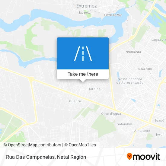 Rua Das Campanelas map