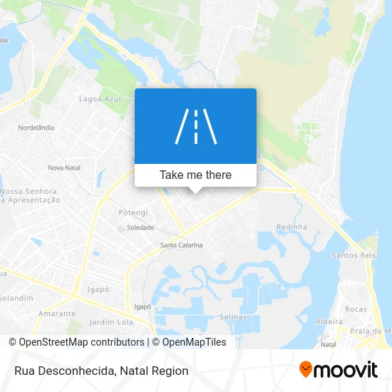 Rua Desconhecida map