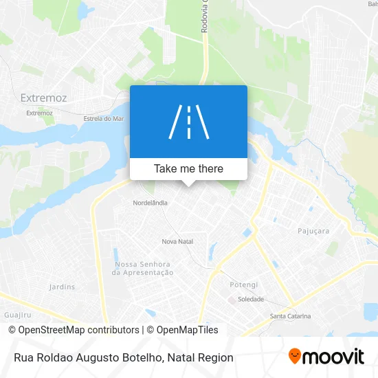 Rua Roldao Augusto Botelho map