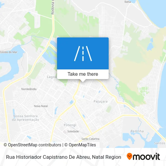 Rua Historiador Capistrano De Abreu map