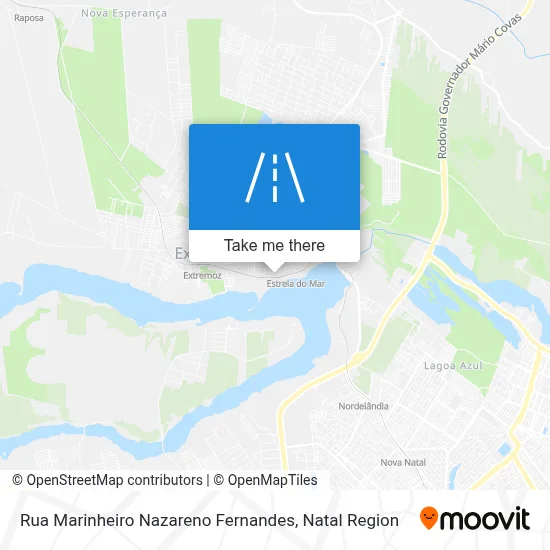 Rua Marinheiro Nazareno Fernandes map