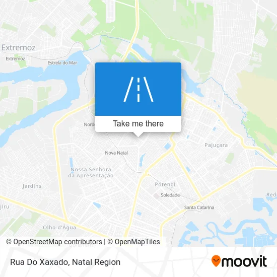 Rua Do Xaxado map