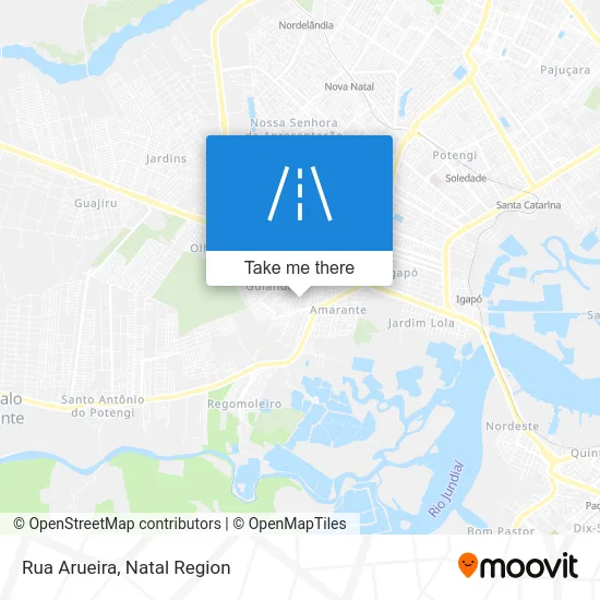 Rua Arueira map