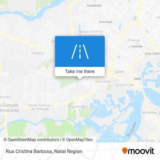 Rua Cristina Barbosa map