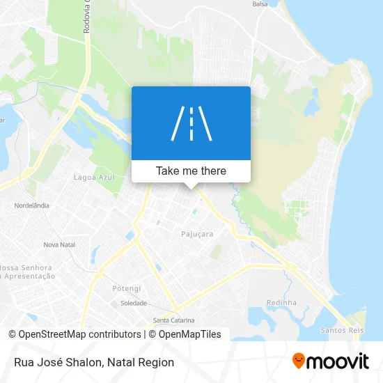 Rua José Shalon map