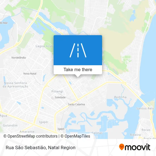 Rua São Sebastião map