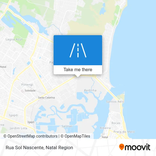 Rua Sol Nascente map