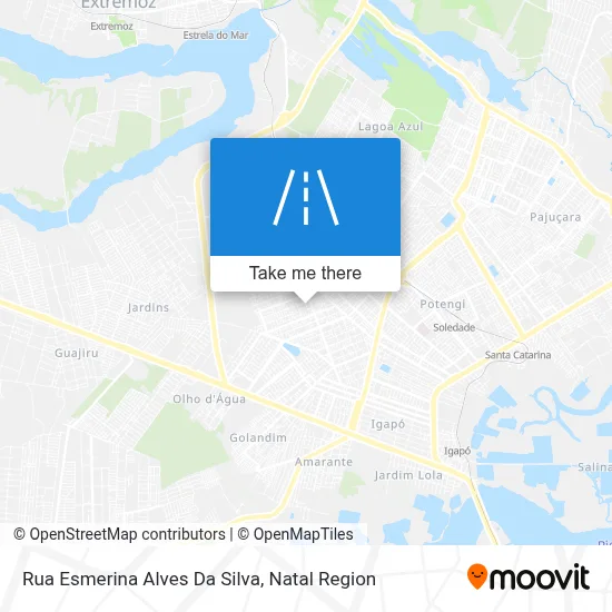 Rua Esmerina Alves Da Silva map